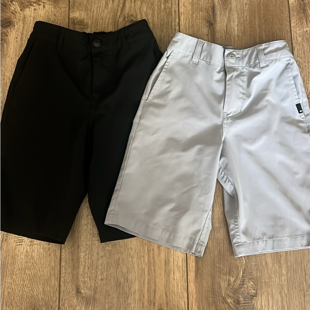 Quiksilver Amphibian Kids Black and Gray Shorts